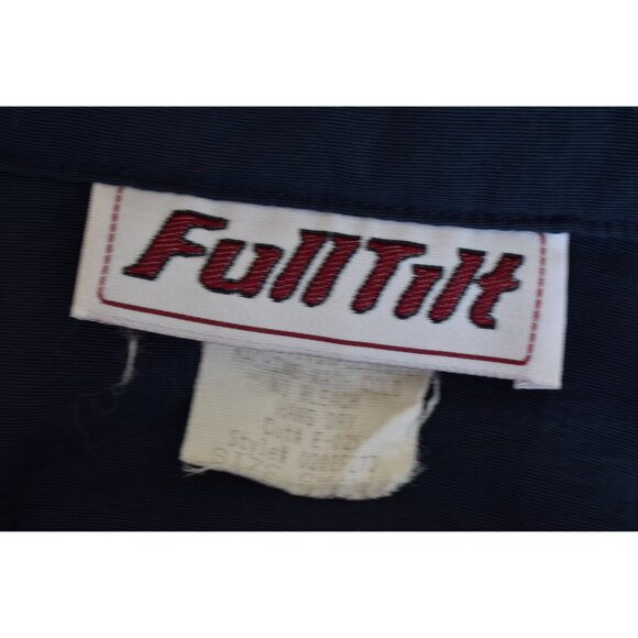 Vintage 90s Navy Nylon/Poly Windbreaker size Small - Picture 8 of 10